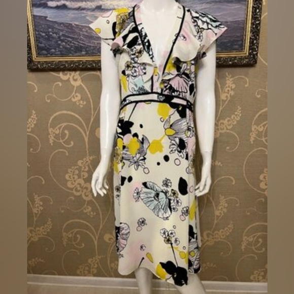 ASOS River Island floral dress UK size 10 EUR size 36 - Picture 2 of 14